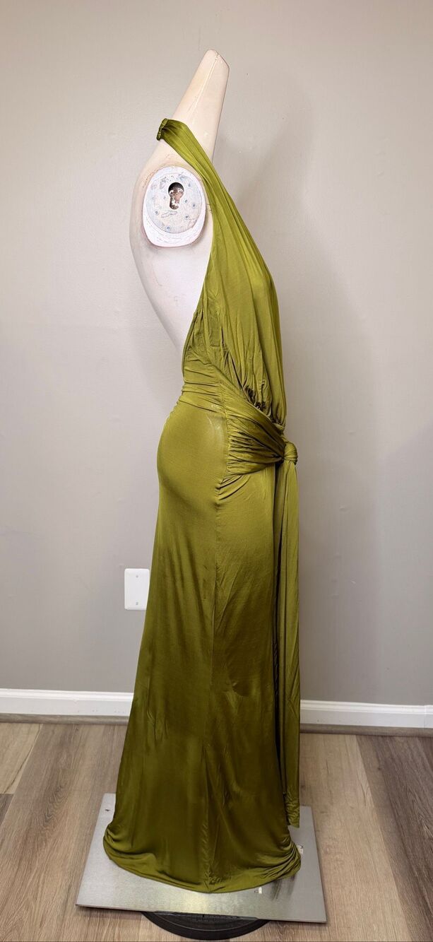 Lovers and Friends CORALIE EVENING DRESS IN CHARTREUSE Size Small $278 - Picture 7 of 9